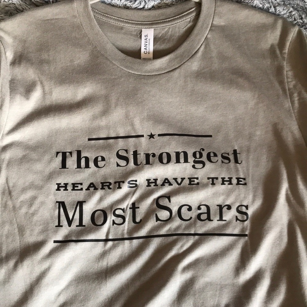 “The strongest hearts...” Tee